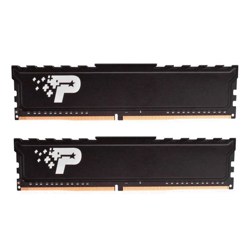 Patriot Memory Signature Premium DDR4 16GB (2x8GB) 2666MHz (PC4-21300) UDIMM Kit with Heatshield PSP416G2666KH1