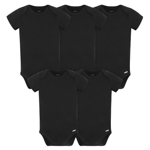 Gerber Baby 5 Pack Onesies Multi-Packs Bundle Interlock 180 Gsm