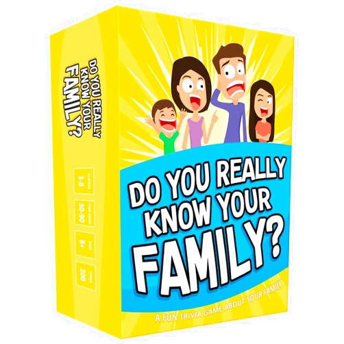 Do You Really Know Your Family? A Fun Family Game Filled with Conversation Starters and Challenges - Great for Kids, Teens and Adults