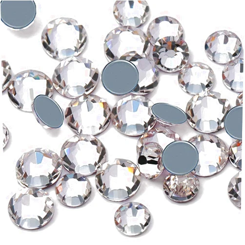 Dowarm 1440 Pieces Crystal Clear Hotfix Crystals, 4mm Hotfix Rhinestones for Crafts Clothing, Flatback Glass Gems for Dance Costumes (SS16)