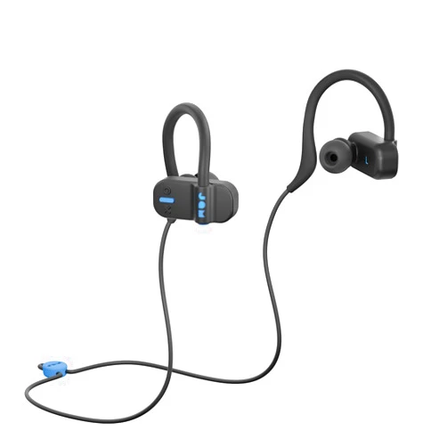 JAM Live Fast Workout Earphones 30 ft. Bluetooth Range, IP67 Sweat Resistant Earbuds 3 Sizes Included, 12 Hour Battery Life, Hands-Free Calling Black