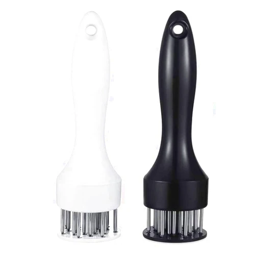 Nescope Meat Tenderizer Tool with Ultra Sharp Stainless Steel Needle Blades 2 Pack Meat Tenderizer Tool Profession Kitchen Gadgets Jacquard for Tenderizing and Cooking BBQ, Marinade, Steak, Beef, and Poultry