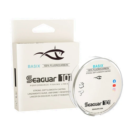 Seaguar 101 Basix 100% Fluorocarbon Multi-Purpose Fishing Line, Multiple Sizes