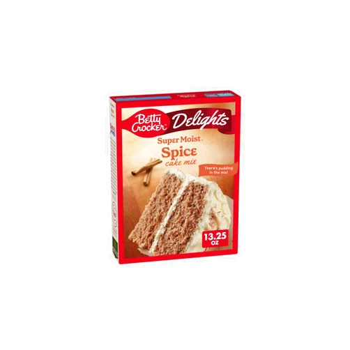 Betty Crocker Delights Super Moist Spice Cake Mix (Pack of 84)