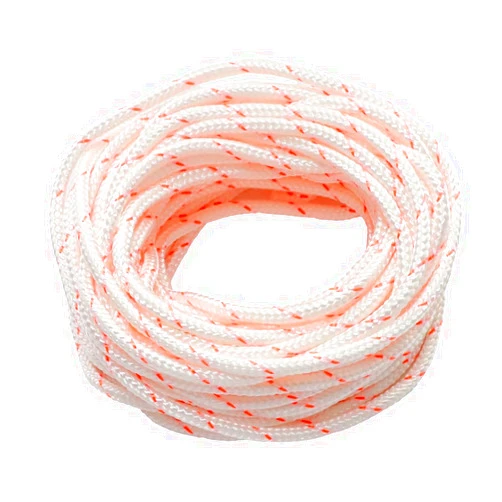 Mtanlo 4.0 mm Recoil Starter Rope Pull Cord 10-Meter Trimmer Edger Brush Cutter Lawn Mower for Stihl Chainsaw Pull Cord for Husqvarna Chainsaw Cord Recoil Rope Nylon Starter Cord (4.0 mm-Red-10M)