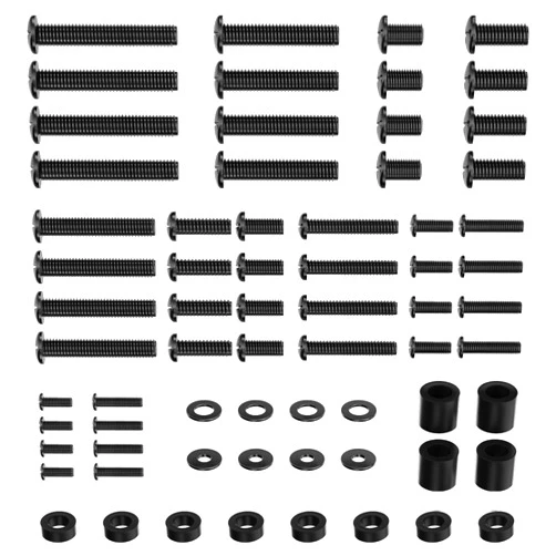 WALI Universal TV Mount Hardware Kit Includes M4 M5 M6 M8, Fit Most up to 80 inches TV/Monitor Mounts (UVSP-N), Black