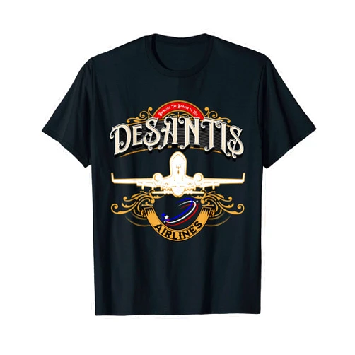 Desantis Airlines Bringing The Border To You BWS Desantis Airlines Bringing The Border to You Vintage Colored T-Shirt