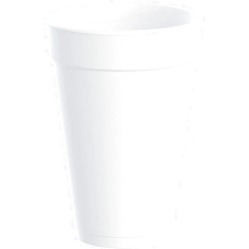 DART white foam cups 16 oz 25 cups
