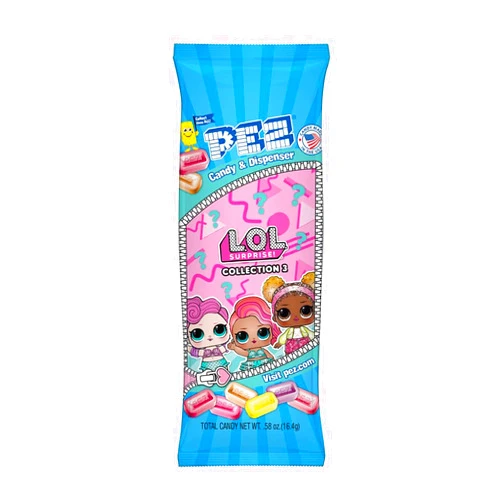 PEZ LOL PEZ Surprise Series 3 Candy Dispenser with Candy Refills | Party Favors, Grab Bags, Stocking Stuffers