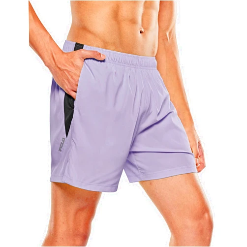 TSLA Men's Active Running Shorts, Training Exercise Workout Shorts, Quick Dry Gym Athletic Performance Shorts with Pockets