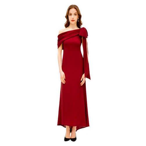 BABEYOND Formal Dress for Women - Prom Dress One Shoulder Evening Dresses Cocktail Party Dress for Wedding Guest