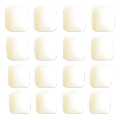 Qualsen 16 Pcs Fridge Magnets Refrigerator Magnets, Mini Cute Magnets for Whiteboard, Strong Magnets Locker Magnets Decorative Magnets, Small Magnets for Fridge Kitchen Dishwasher Office(Matte White)