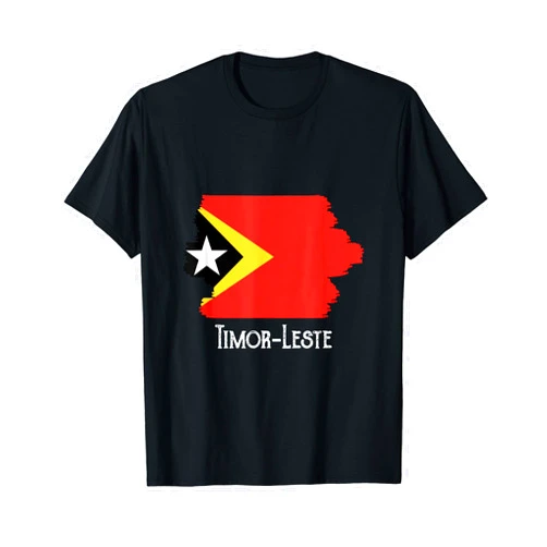 Wear Your Heritage - Flag Designs 4 Every Nation Flag Inspired Design - Wear Your Timorese Pride! T-Shirt