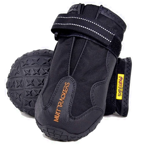 Muttluks, Mutt Trackers All-Season Dog Boots with Rubber Soles for Summer or Winter Weather - 2 Boots