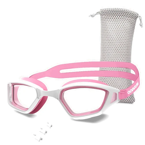 OOPFUN Adult Swim Goggles No Leakage Anti Fog Anti UV Swimming Goggles for Men Women Clear Vision