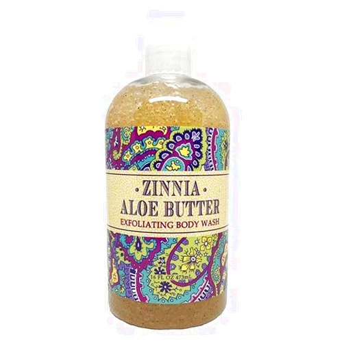 Greenwich Bay Trading Company Botanical Collection: Zinnia Aloe Butter 16oz Body Wash
