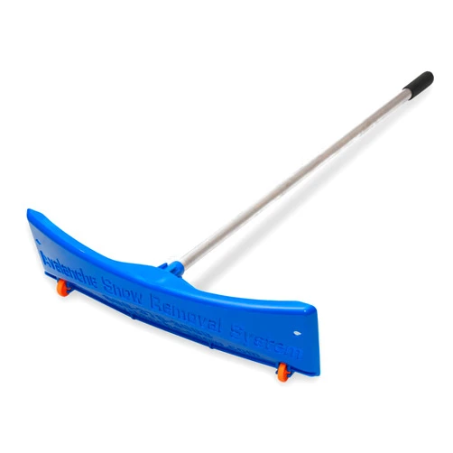 Avalanche! Snow Roof Rake Deluxe, Easy Snow Removal from Roof, Prevents Ice Dams, Quick Assembly, 24 Inches Wide, 20 Foot Reach, Built-In Wheels Prevent Damage, Made in the USA, SRD20