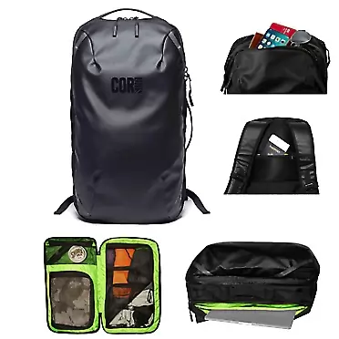 COR Surf | The Island Hopper Backpack | The Ultimate Travel Pack (28L, Black) 28L Black