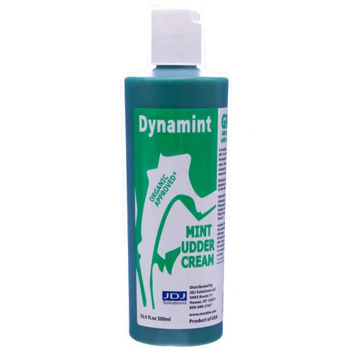 JDJ SOLUTIONS DYN500-GR Dynamint Mint Udder Cream Green, 500ml