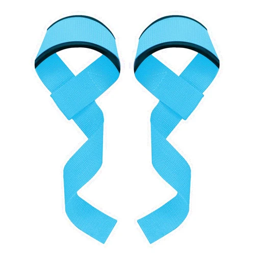 ROSAPOAR Pull Lifting Wrist Straps, Power Lifting Exercise Straps, Padded and Anti-Skid Grips Band for Weightlifting, Bodybuilding, Strength Training - Blue
