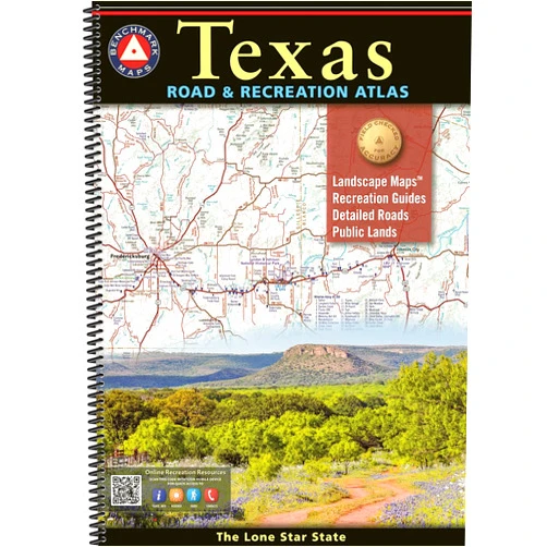 By Benchmark Maps (Author, Editor, Illustrator) Texas Road & Recreation Atlas - 2nd Edition, 2022 (Benchmark Road & Recreation Atlases)
