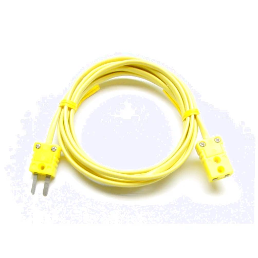MN Measurement Instruments K-Type Thermocouple Extension Cable Wire with Miniature Mini Type K Thermocouple Connectors 3 ft (= 1 Yard) Long