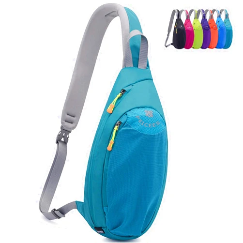 Peicees Sling Bag for Women Men Sling Backpack Crossbody Chest Shoulder Bag