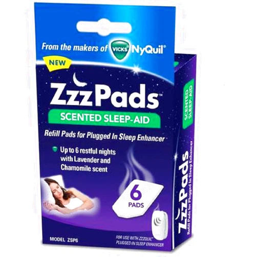 Vicks 2 Pack: ZzzPads Scented Sleep-Aid Refill Pads for Plugged In Sleep Enhancer, 6 pads each 6 Count (Pack of 2)