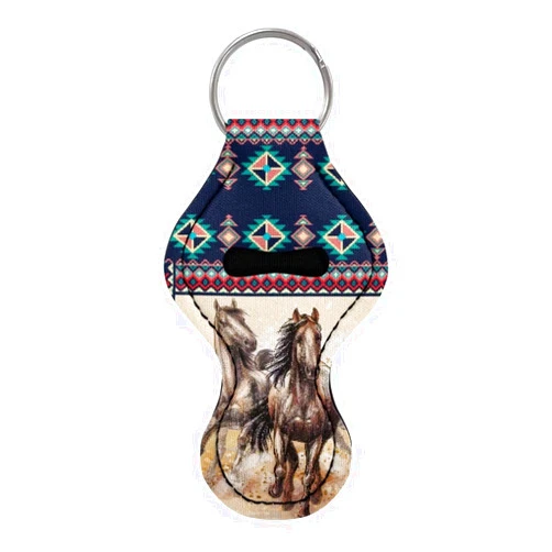 ZOUTAIRONG Lipstick Holder Keychain Chapstick Holder Sleeve Keychain Girls Women Lip Balm Holder
