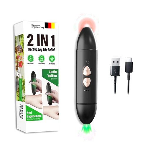 Generic Insect Bite Relief Pen – Chemical-Free Heat Therapy for Mosquito Bites & Bee Stings | Portable, Reusable & Kids-Safe | Instant Itch & Swelling Relief