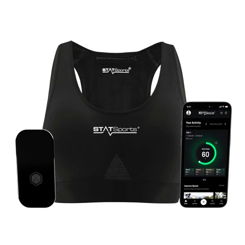 STATSports Academy Women’s GPS Soccer Tracker Vest - Advanced All-in-One Sports Tracker with Drills, Coaching & Nutrition - Tracks 24 Key Metrics - Soccer GPS Vest Used by Pro Female Players, Adult XL