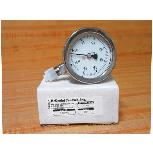 McDaniel Controls K60 Gauge 50420A 0-60