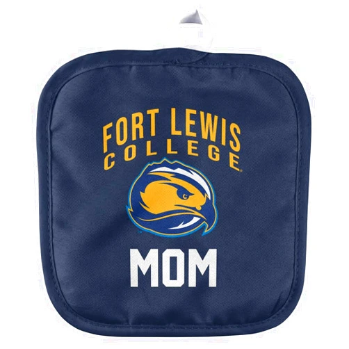 Campus Lab Fort Lewis College Mom Heat Resistant Pot Holder with hanging loop for Indoor/Outdoor Kitchen and BBQ Cooking and Baking