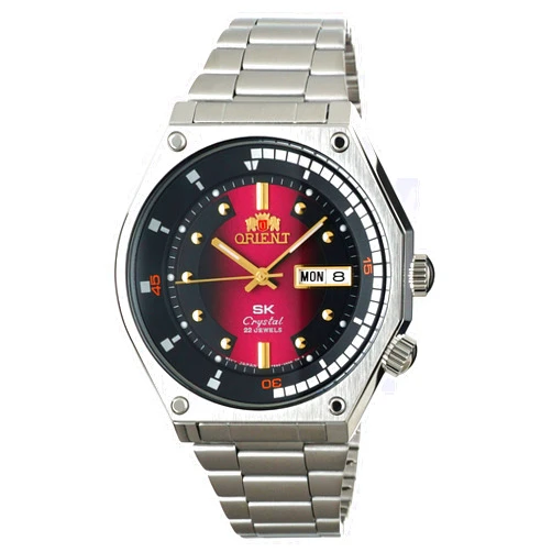 ORIENT Sports SK Retro 70's Automatic Steel Watch with Red Dial RA-AA0B02R