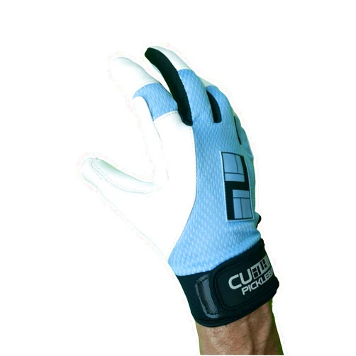 CUZINA Ultra Light - Pickleball Racketball Glove (Cool Blue/White, X-Small, Right)