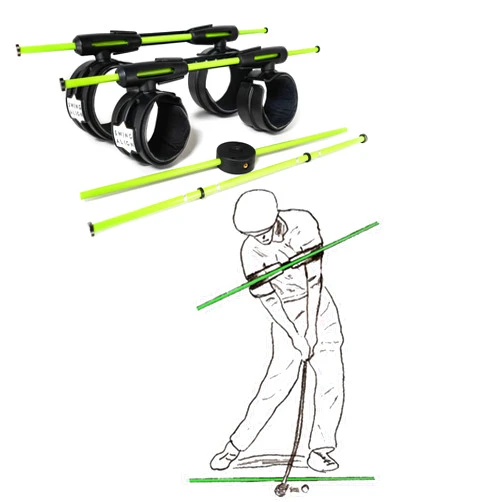 SWINGALIGN Golf Swing Trainer - Swing Align PRO Bundle - Golf Training Aids for Fast, Guaranteed Improvement. Patented Device Improves Alignment, Connection, Rotation. Better Distance and Accuracy.