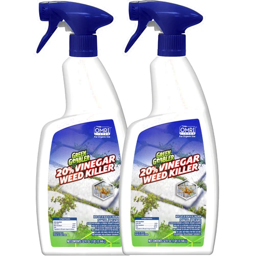 Green Gobbler 20% Vinegar Weed & Grass Killer | Natural and Organic | Concentrated | 32 fl. oz. Spray | Glyphosate Free Herbicide