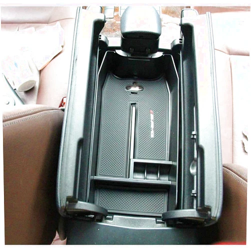 Camodifi Centre Console Storage Box for Mercedes Benz E Class W212 2012-2015 Coins Cards Phone Compartment Tray