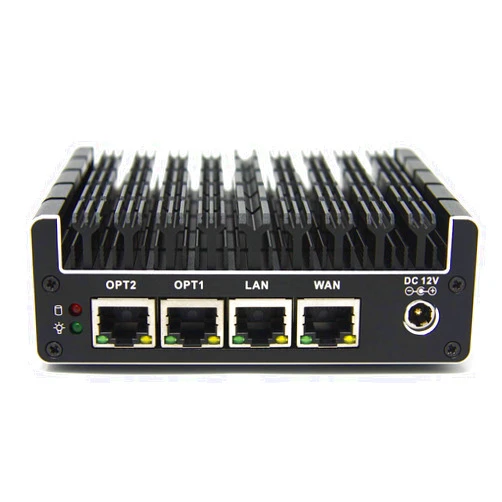 Protectli Vault FW4B - 4 Port, Firewall Micro Appliance/Mini PC - Intel Quad Core, AES-NI, 4GB RAM, 32GB mSATA SSD