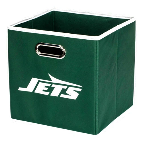 Franklin Sports NFL Storage Bins - Collapsible Cube Container + Storage Basket - NFL Office, Bedroom + Living Room Décor - 11