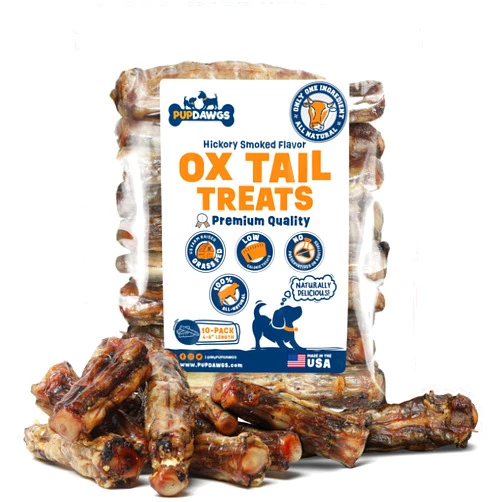 PUPDAWGS Cow Tails for Dogs | 4-6