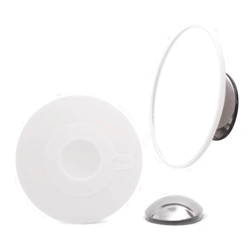 Bosign Suction Cup Mounted Detachable Mirror 15x Magnification White