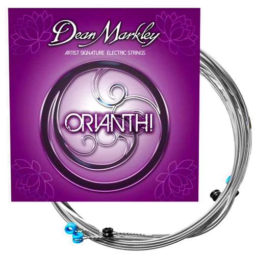 Dean Markley Electric Guitar Strings Artist Series Orianthi 6 String Set, 2554-OR Blue Steel Electric Guitar String Set, Cryogenically Treated for Longer Life & Superior Sound, Made in USA, Gauge 9-52