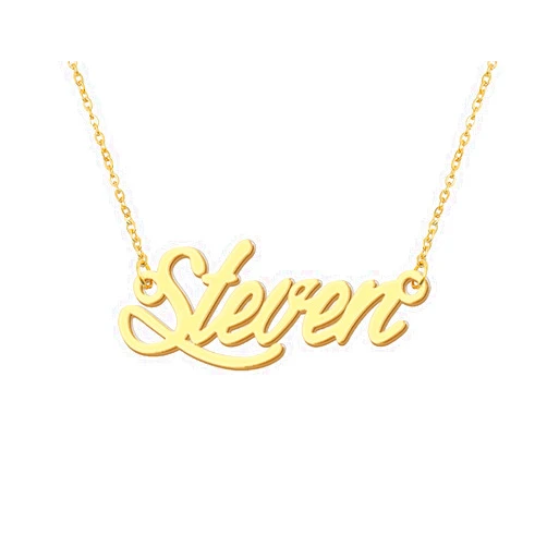 Aoloshow Personalized Name Necklace Custom Any Name Necklaces Jewelry for Womens New Mom Bridesmaid Gift