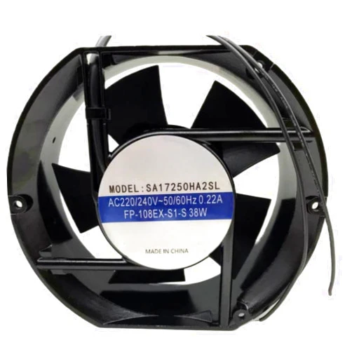 Lucidy Leah SA17250HA2SL Fan 17.2CM for 220/240V 0.22A 38W 17251 172X150X51MM 2-Wire Cooling Fan