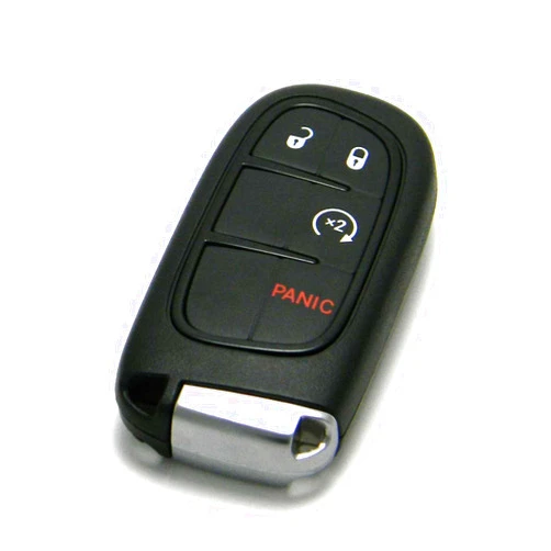 Mopar OEM 4-Button Keyless Entry Smart Proximity Key Compatible With 2013-2018 RAM 1500 2500 3500 (FCC ID: GQ4-54T / P/N: 56046956)