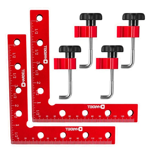 HARDELL 90 Degree Positioning Squares Right Angle Clamps 5.5