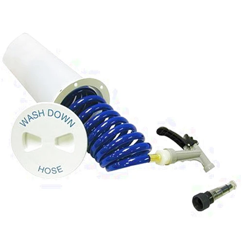 Boating Accessories T. H. Marine WDSB-2-B Washdown Station And Hose, Color Polar White