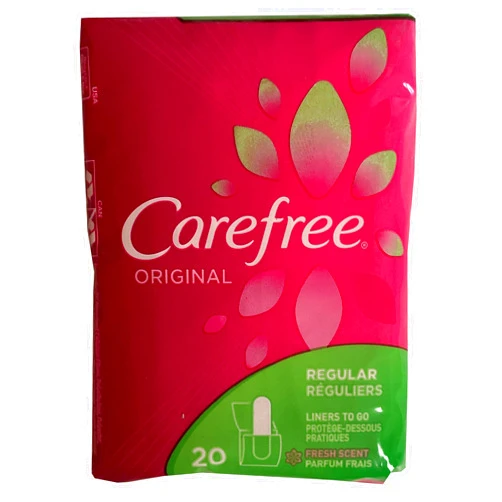 Carefree Original Pantiliners To Go Regular Fresh Scent 20 CT (PACK OF 2)