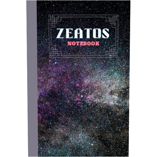Zeatos Design Zeatos Notebook: Milky Way Galaxy Notebook Blank Lined Journal